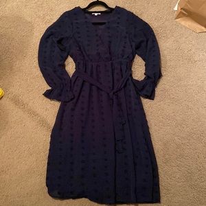 Paisley Dot Midi Dress